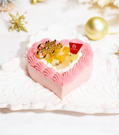 【クリスマス】クリスマスケーキ - ストロベリーハート